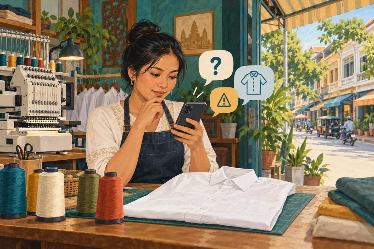 Spam or a Stitching Complaint? Instagram Hidden Words for Cambodian Uniform Shops